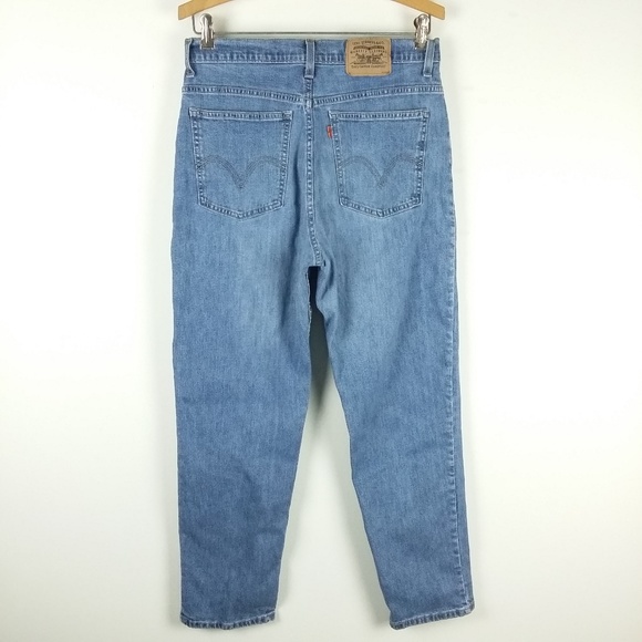 Levi's Denim - Levi's High Waisted Light Wash Orange Tab Jeans